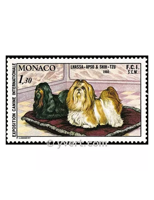 n° 1232 -  Timbre Monaco Poste
