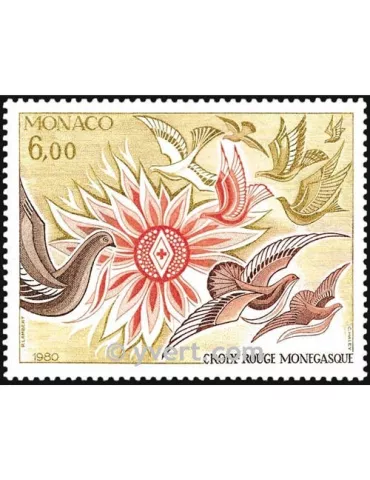 n° 1247 -  Timbre Monaco Poste