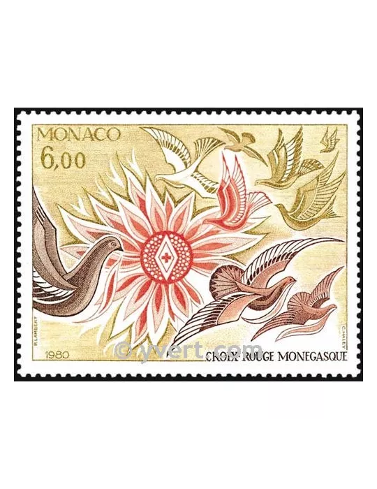 n° 1247 -  Timbre Monaco Poste