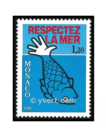 n° 1264 -  Timbre Monaco Poste
