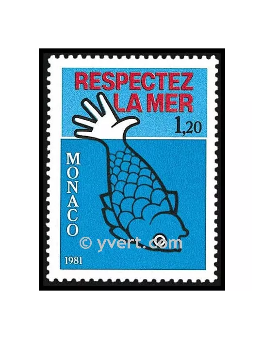 n° 1264 -  Timbre Monaco Poste