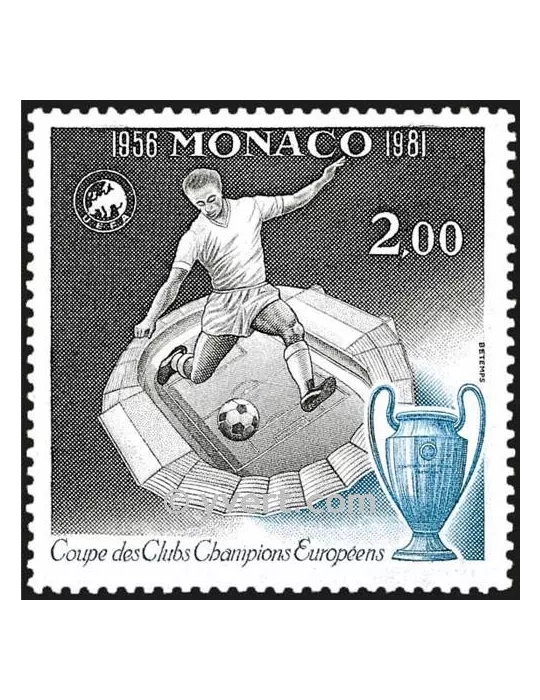 n° 1275 -  Timbre Monaco Poste