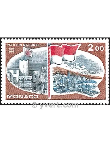 n° 1277 -  Timbre Monaco Poste