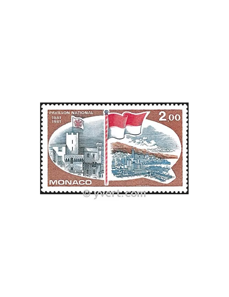 n° 1277 -  Timbre Monaco Poste