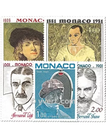 n° 1290/1294 -  Timbre Monaco Poste