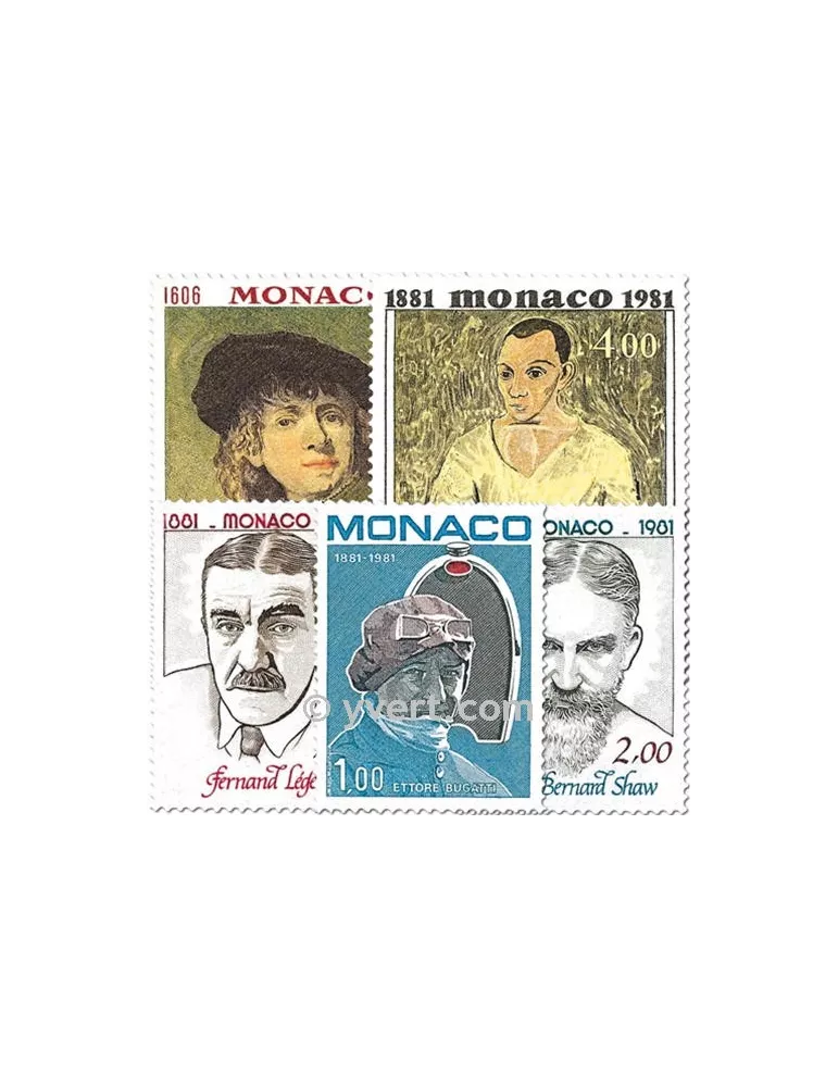 n° 1290/1294 -  Timbre Monaco Poste