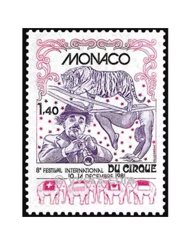 n° 1298 -  Timbre Monaco Poste