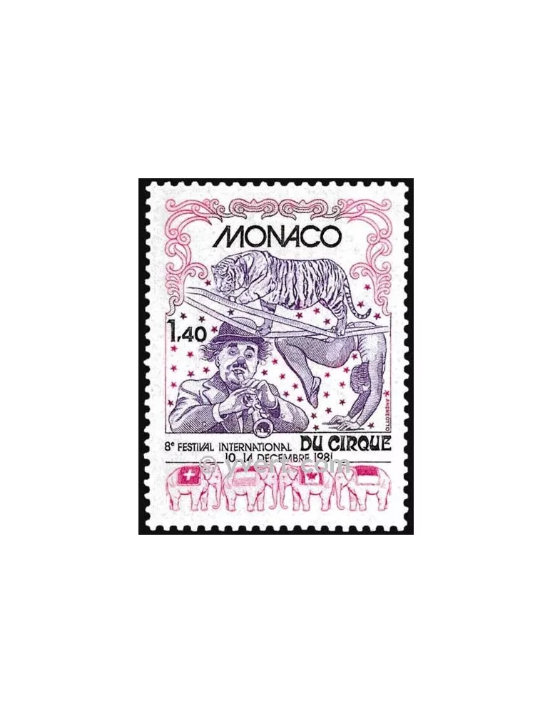 n° 1298 -  Timbre Monaco Poste