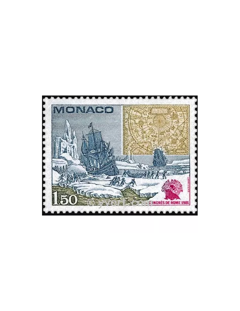 n° 1301 -  Timbre Monaco Poste