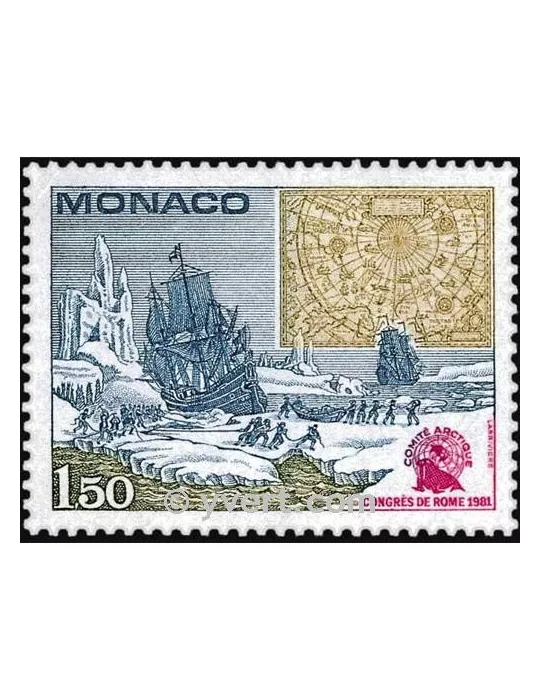 n° 1301 -  Timbre Monaco Poste
