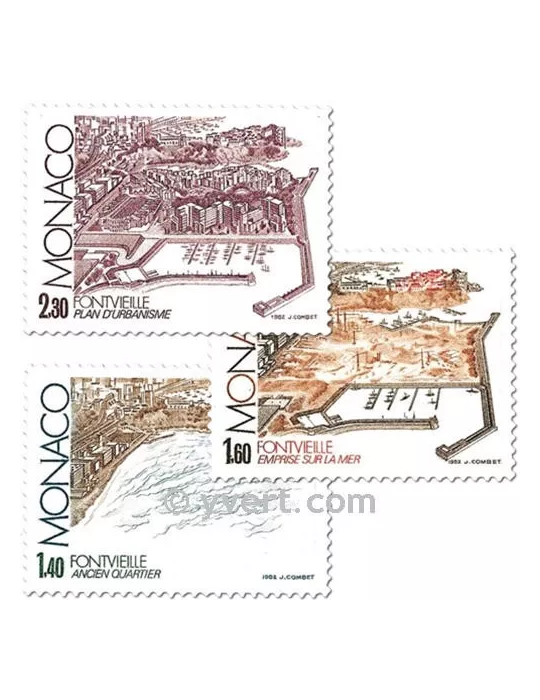 n° 1324/1326 -  Timbre Monaco Poste