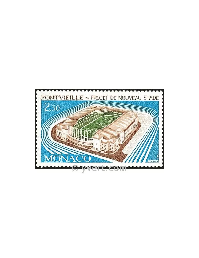 n° 1327 -  Timbre Monaco Poste