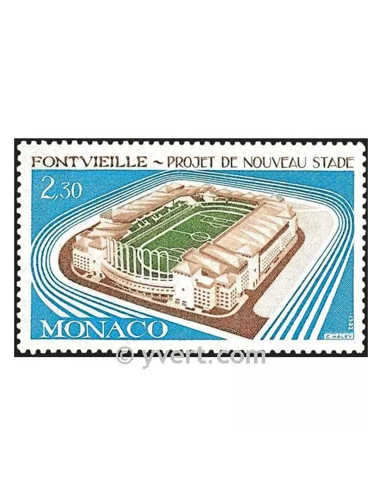 n° 1327 -  Timbre Monaco Poste