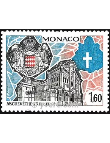 n° 1331 -  Timbre Monaco Poste