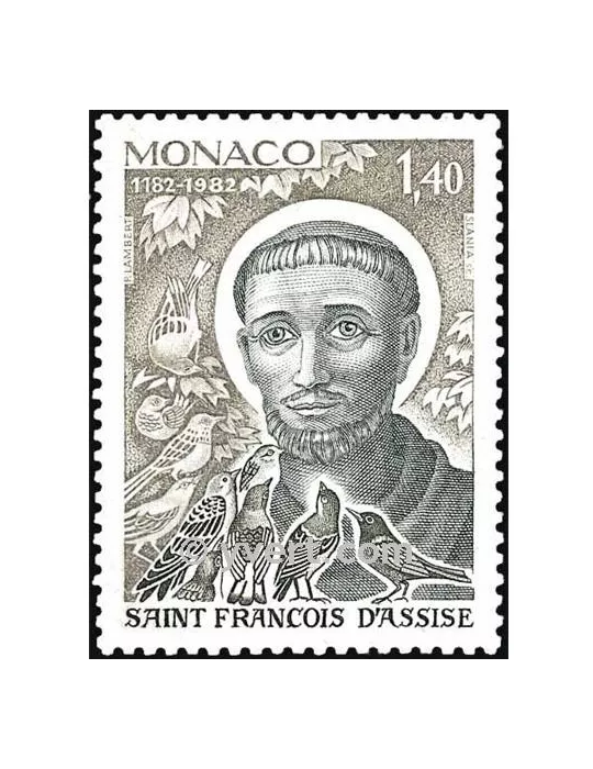 n° 1332 -  Timbre Monaco Poste