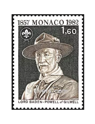 n° 1334 -  Timbre Monaco Poste