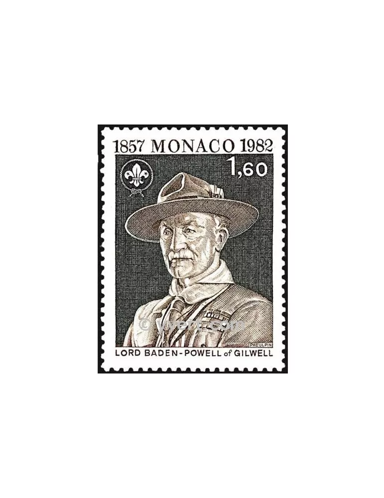 n° 1334 -  Timbre Monaco Poste