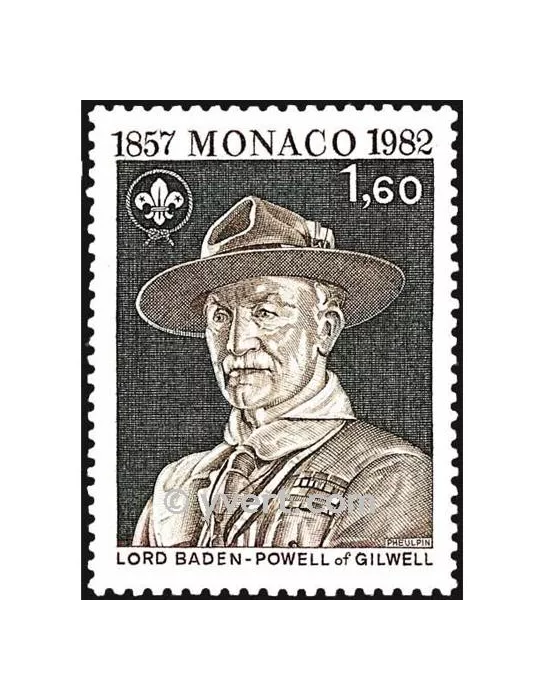 n° 1334 -  Timbre Monaco Poste