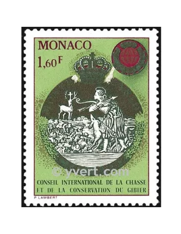 n° 1338 -  Timbre Monaco Poste