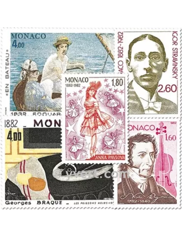 n° 1344/1348 -  Timbre Monaco Poste