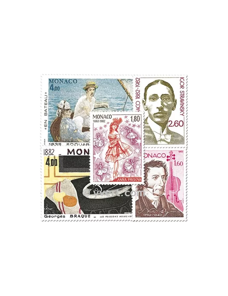 n° 1344/1348 -  Timbre Monaco Poste