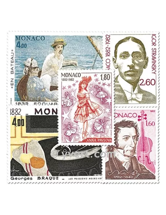 n° 1344/1348 -  Timbre Monaco Poste