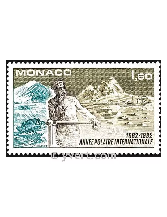 n° 1355 -  Timbre Monaco Poste