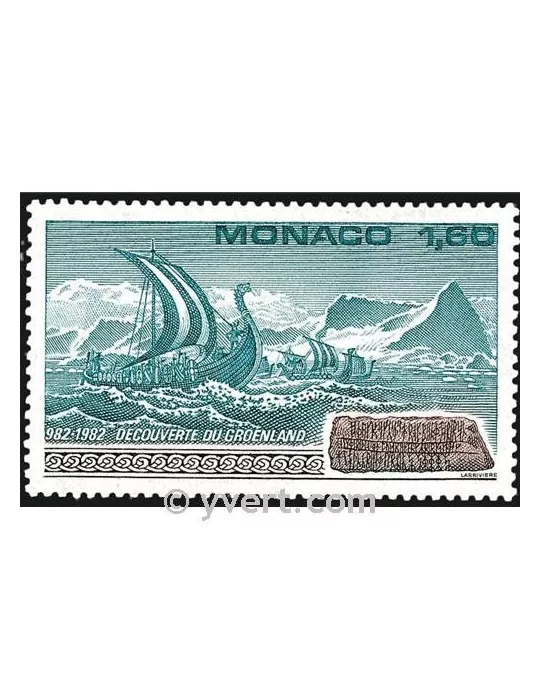 n° 1356 -  Timbre Monaco Poste