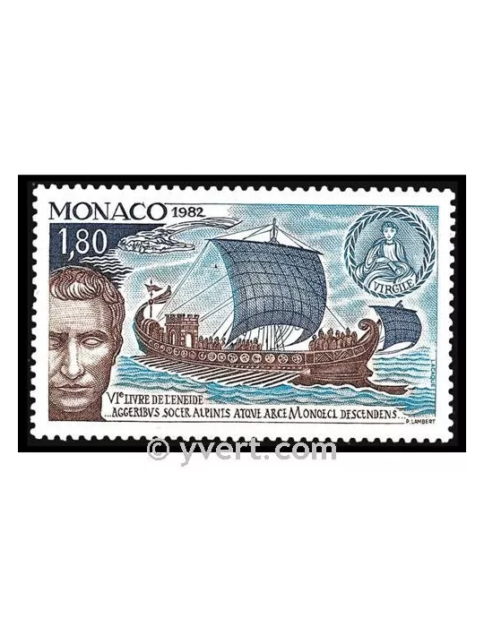 n° 1357 -  Timbre Monaco Poste