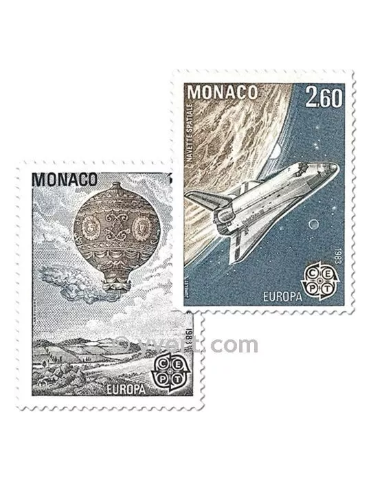 n° 1365/1366 -  Timbre Monaco Poste