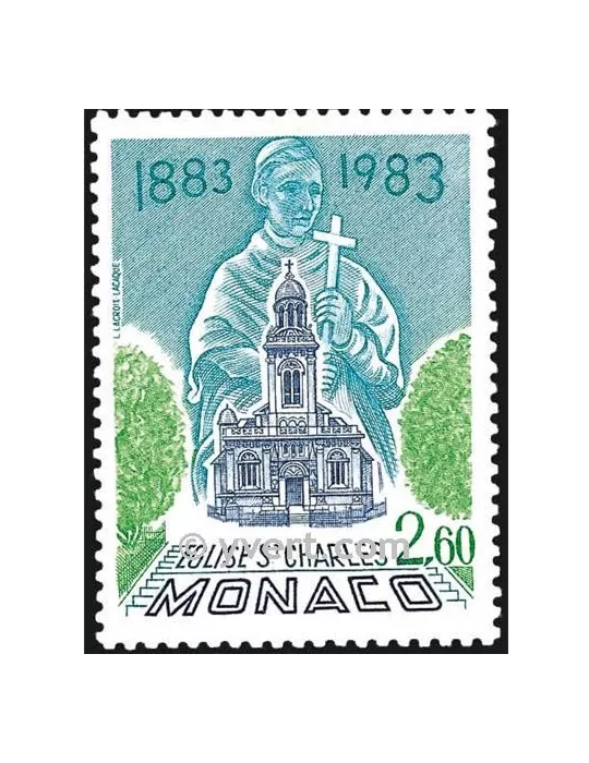 n° 1368 -  Timbre Monaco Poste
