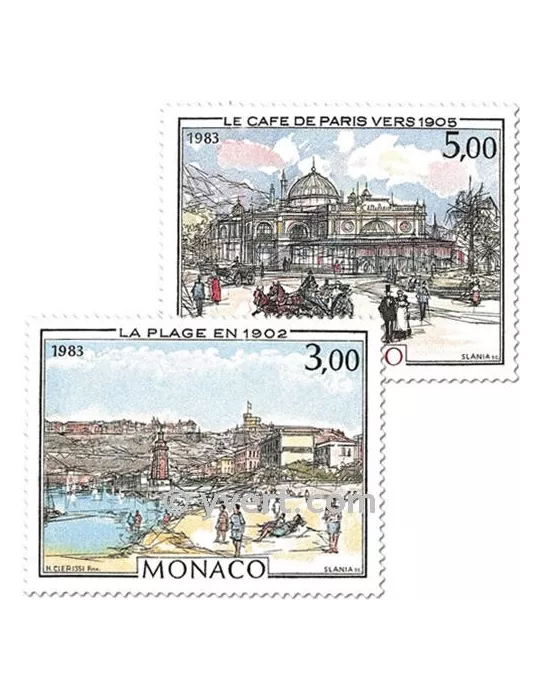 n° 1385/1386 -  Timbre Monaco Poste