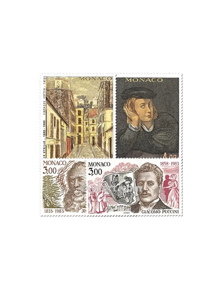 n° 1389/1392 -  Timbre Monaco Poste
