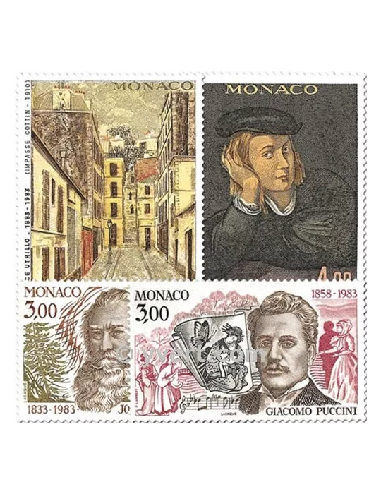 n° 1389/1392 -  Timbre Monaco Poste