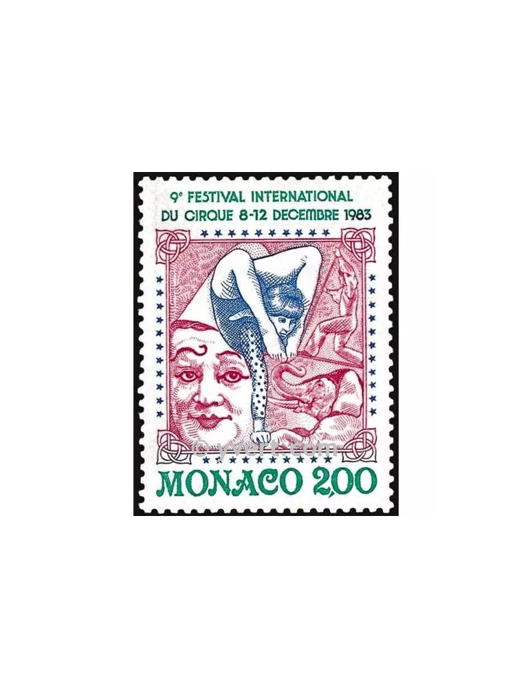 n° 1397 -  Timbre Monaco Poste