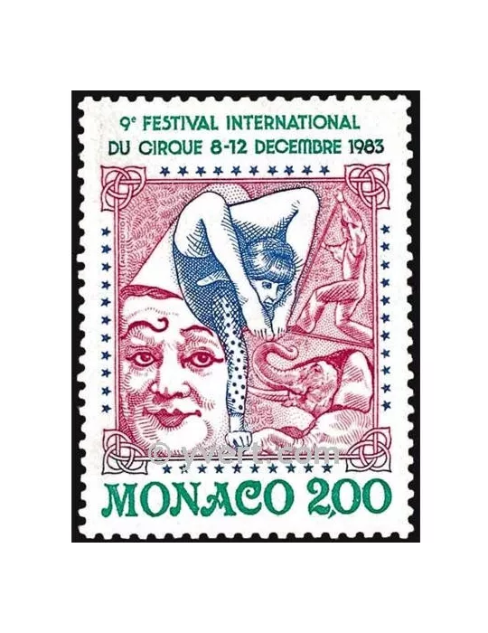 n° 1397 -  Timbre Monaco Poste