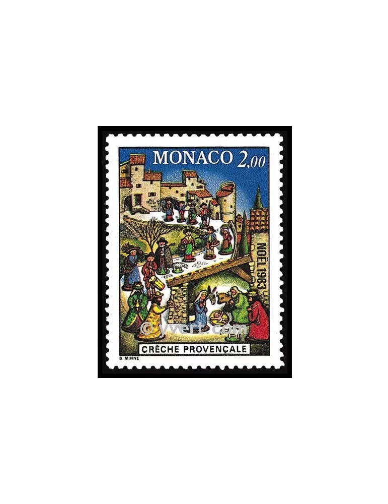 n° 1400 -  Timbre Monaco Poste