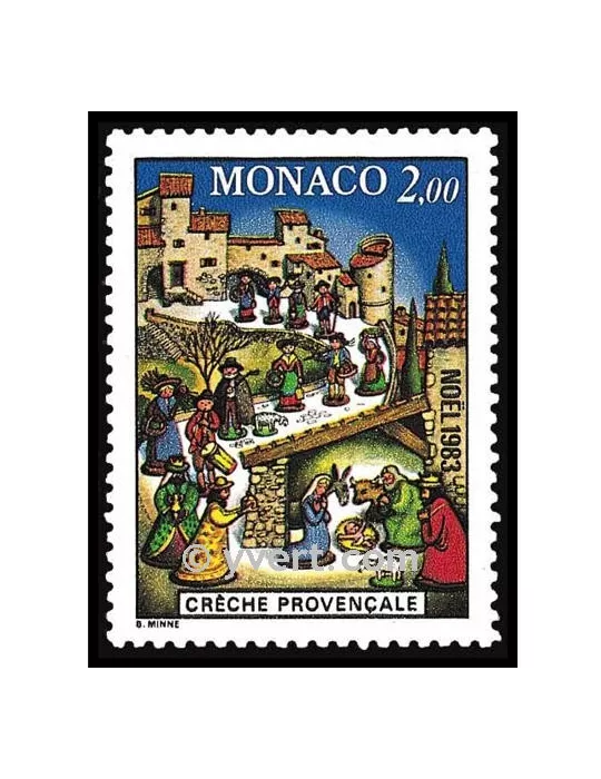 n° 1400 -  Timbre Monaco Poste
