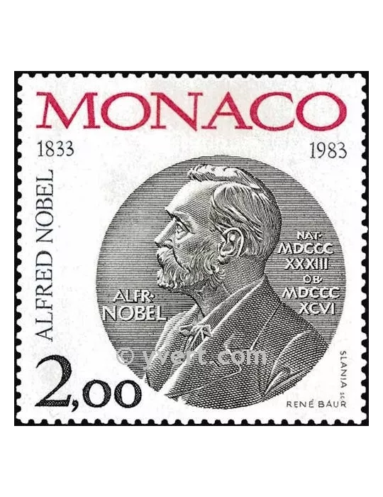 n° 1401 -  Timbre Monaco Poste