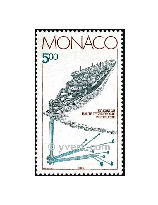 n° 1403 -  Timbre Monaco Poste