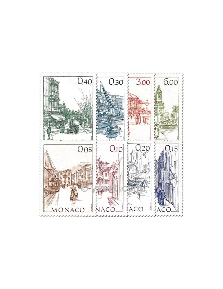 n° 1404/1411 -  Timbre Monaco Poste