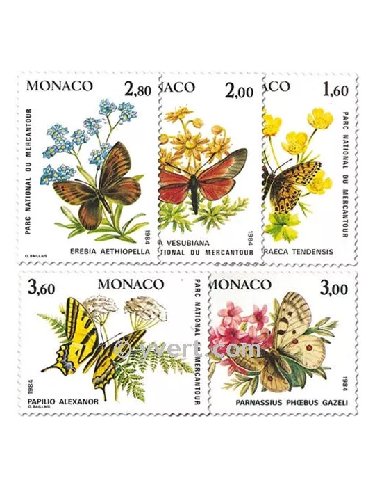 n° 1420/1424 -  Timbre Monaco Poste