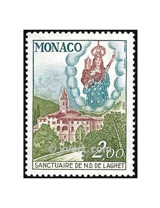 n° 1426 -  Timbre Monaco Poste
