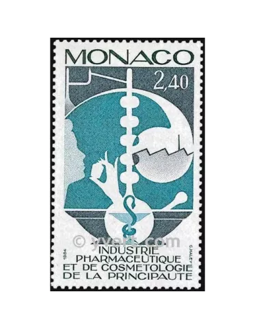 n° 1450 -  Timbre Monaco Poste