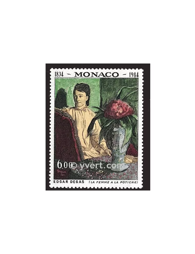 n° 1455 -  Timbre Monaco Poste