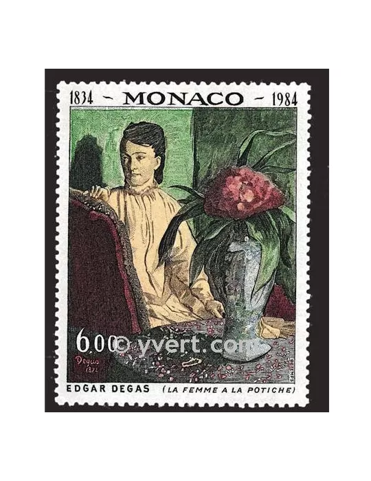 n° 1455 -  Timbre Monaco Poste