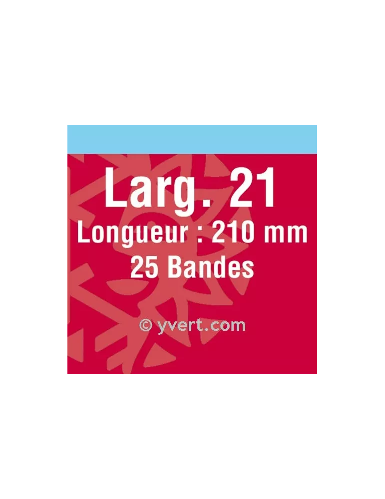 Bandes double soudure - 21mm (Fond noir)