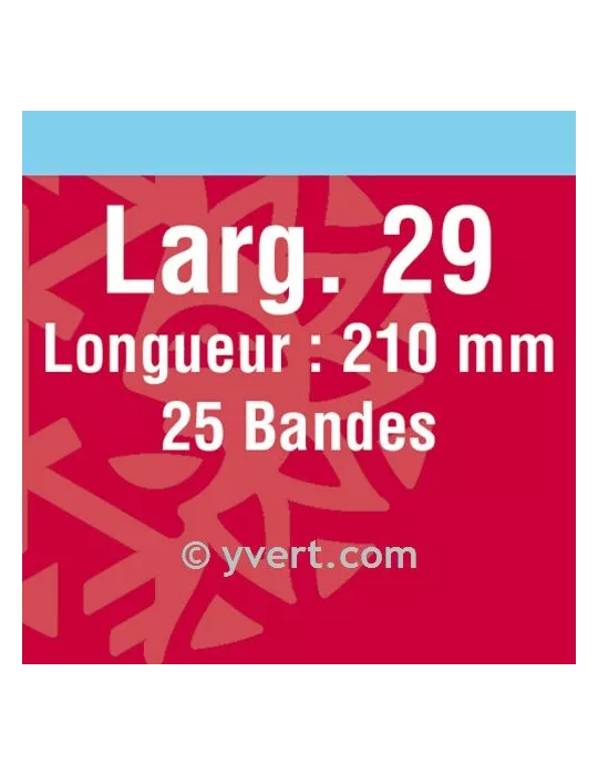 Bandes double soudure - 29mm (Fond noir)