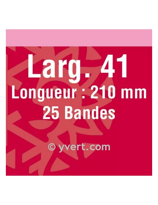 Bandes double soudure - 41mm (Fond noir)