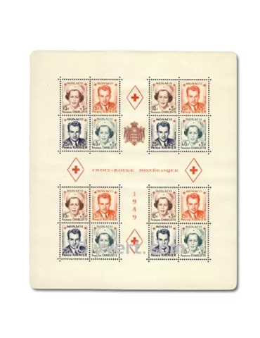 n° 3A -  Timbre Monaco Bloc et feuillets